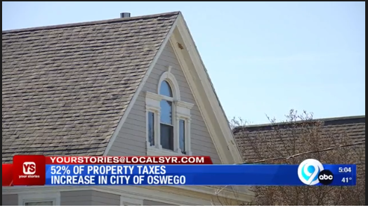 oswego county ny property tax news report